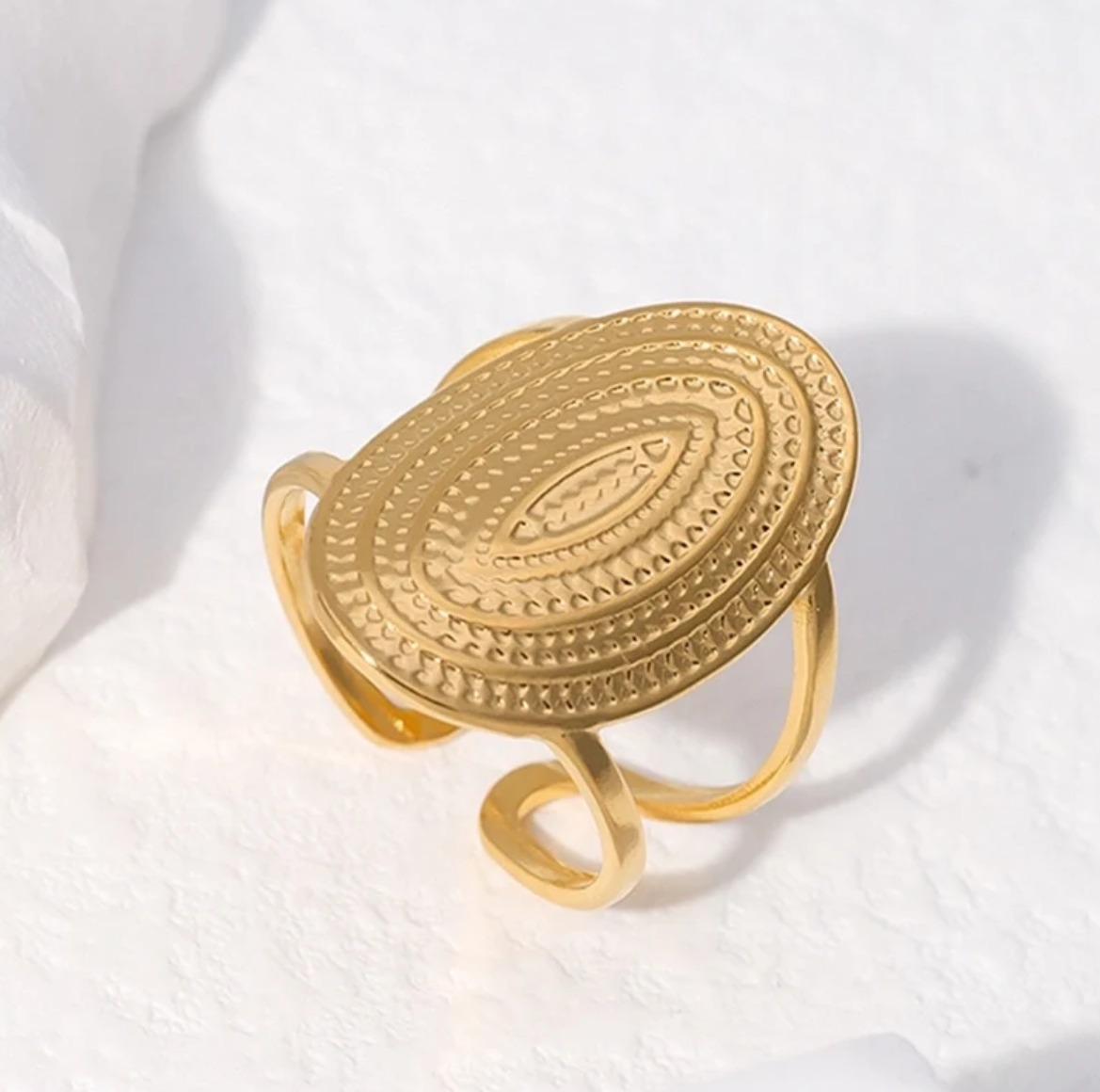 Skjold ring (guld)