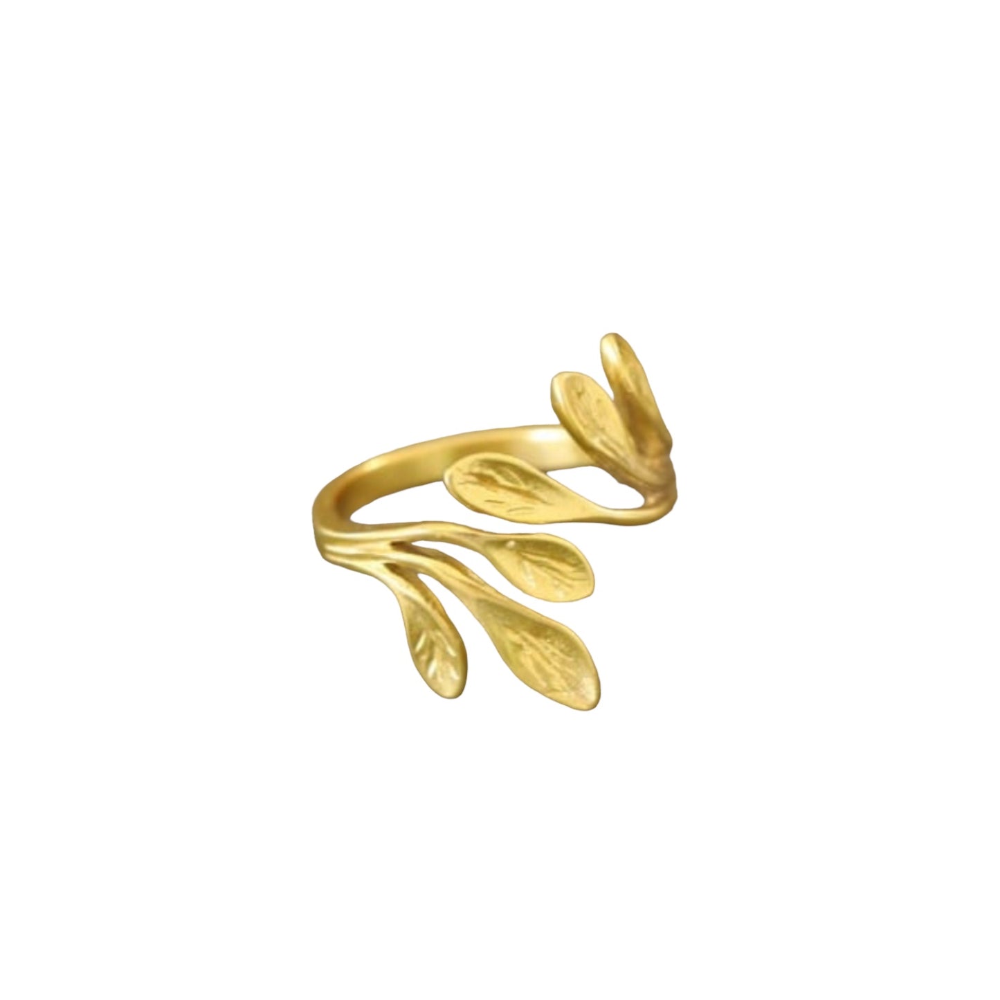 Leaf guld ring