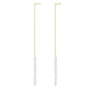 Perle earchain (guld)