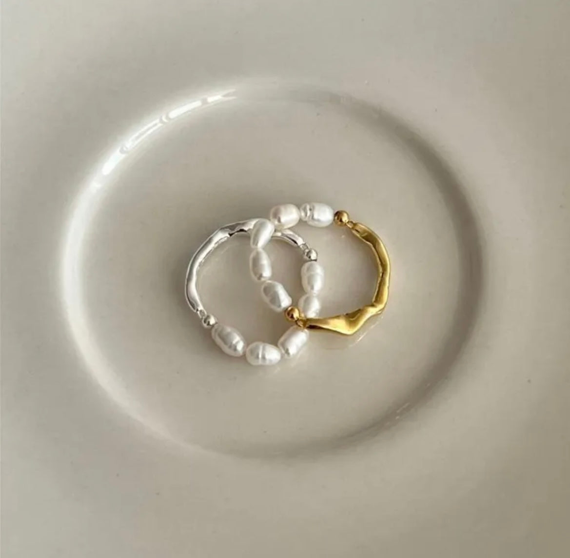 Pearl Ring (guld)