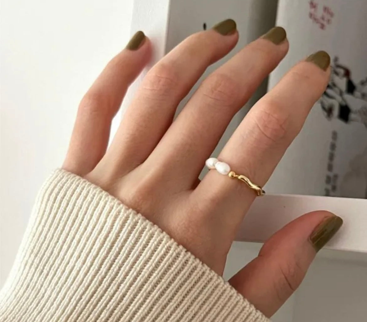 Pearl Ring (guld)